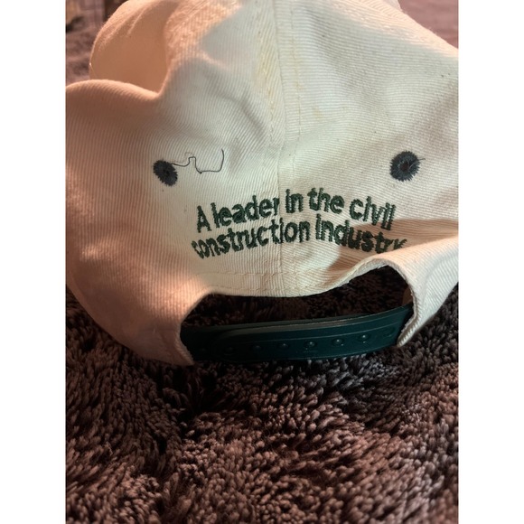 Pas‎ Key Construction Services Hat White Green Snapback - Picture 3 of 3